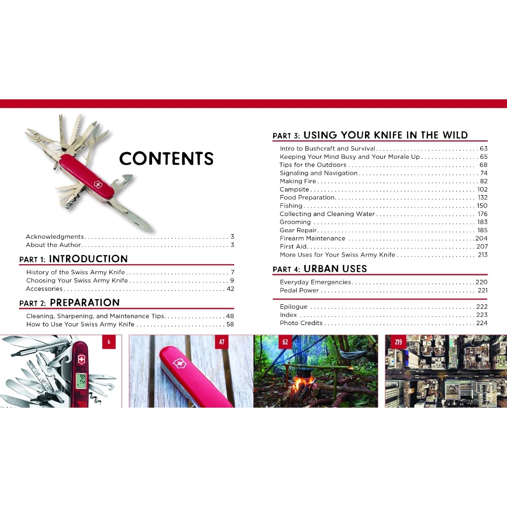 Victorinox Swiss Army Knife Camping & Outdoor Survival Guide Book 4 Victorinox Swiss Army Knife Camping & Outdoor Survival Guide Book - Image 2
