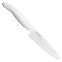 Kyocera Revolution 4.5" Ceramic Utility Knife -Professional Kitchen Tool Store kcfk110whwhx750
