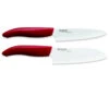 Kyocera Revolution 5.5" Santoku And 4.5" Utility Knife Set, Red Handle -Professional Kitchen Tool Store kcfk2pcrd1x1000