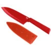 Kuhn Rikon Colori+ 6" Santoku Large Knife 1 Kuhn Rikon Colori+ 6" Santoku Large Knife -Professional Kitchen Tool Store kr26571 redx750