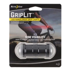 Nite Ize GripLit LED Handlebar Grip Lights - Red -Professional Kitchen Tool Store niglt10r7.packaging.frontx1000