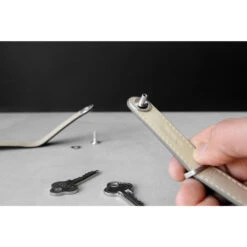 Orbitkey 2.0 Leather Keychain -Professional Kitchen Tool Store okleather settingup x1000 f10ca6e3 cbe6 4b58 9057 7aab1b3158f1