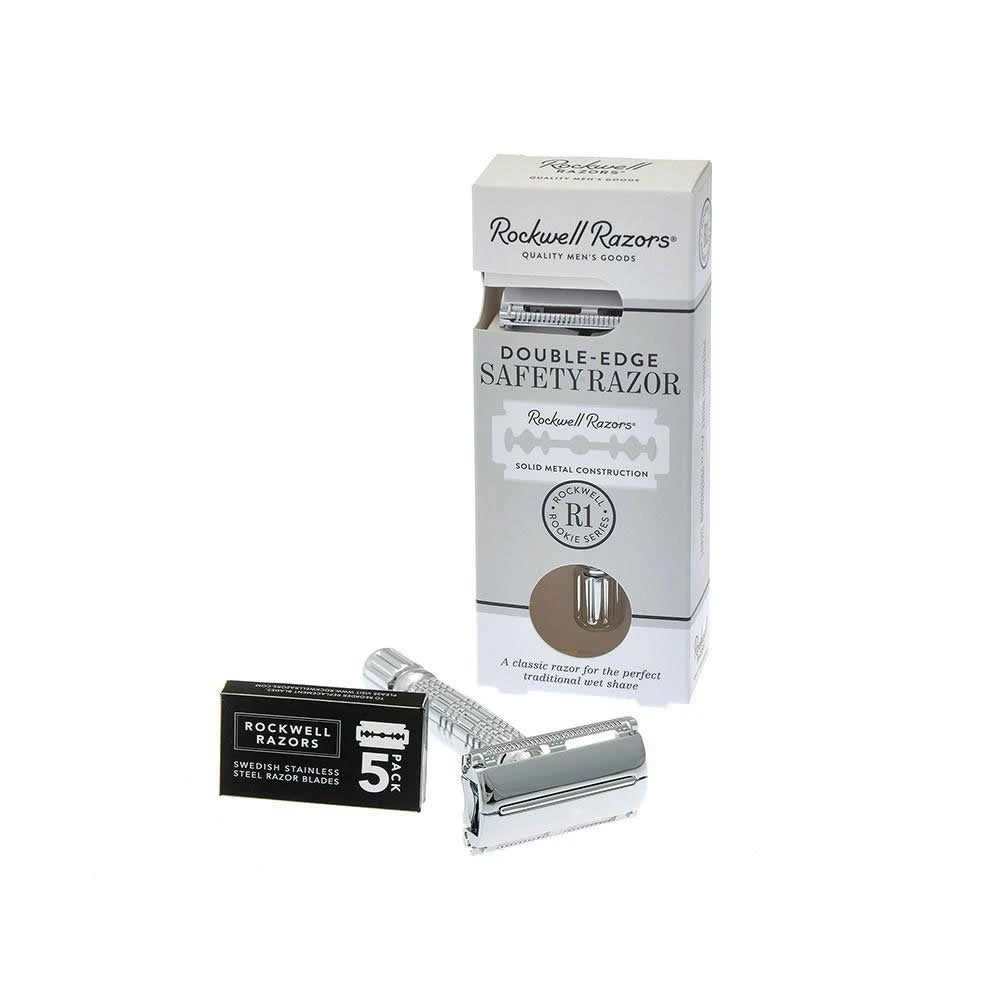 Rockwell R1 Rookie Safety Razor, White Chrome 4 Rockwell R1 Rookie Safety Razor, White Chrome - Image 2