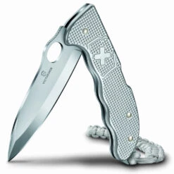 Victorinox Hunter Pro Alox Swiss Army Knife With Clip And Lanyard -Professional Kitchen Tool Store sa9415m26 open standing x1000 1