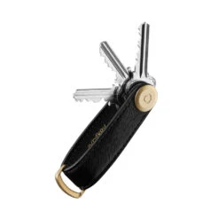 Orbitkey 2.0 Saffiano Leather Keychain -Professional Kitchen Tool Store saffiano liquoricex1000 3