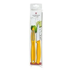 Victorinox Classic Serrated Peeler And 3.25" Paring Knife Set -Professional Kitchen Tool Store vf7607576068 yellowpackage x1000 59c7d6d0 3a74 4d5a b61f 3345bac44d13